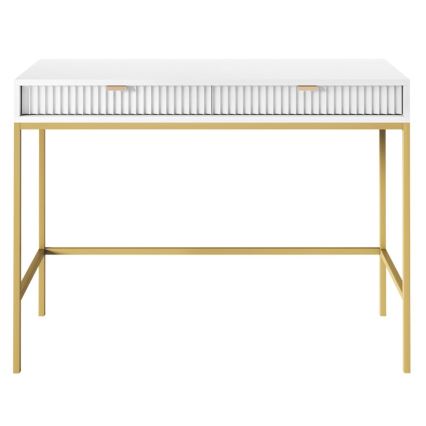 Consolle NOVA 77x104 cm bianco/oro