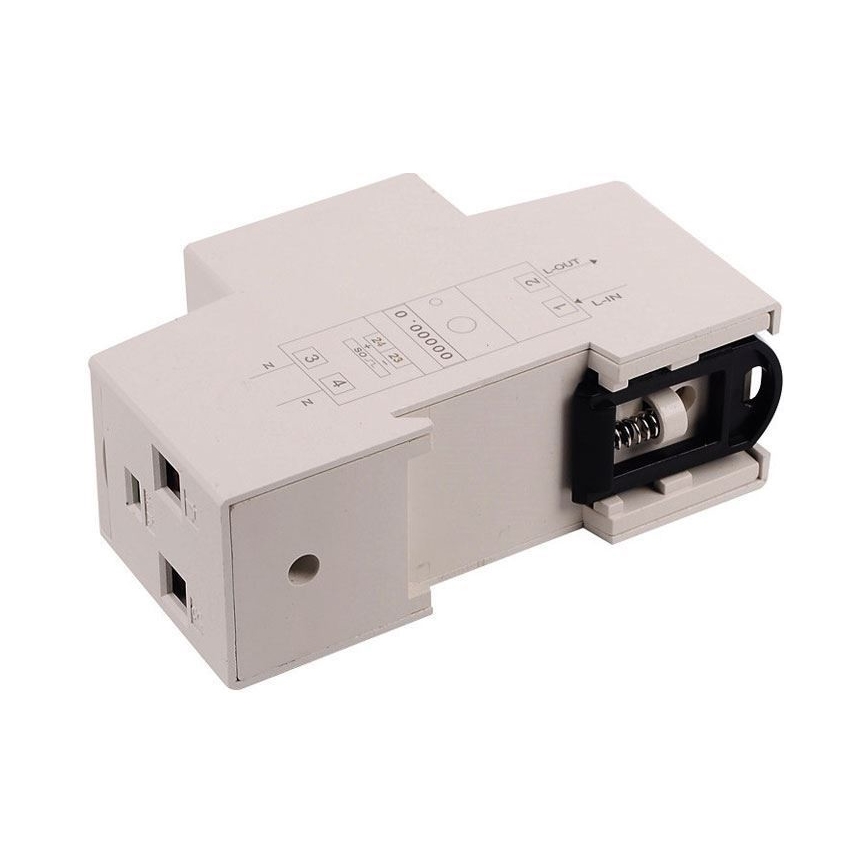 Contatore elettrico monofase per guida DIN DDS015
