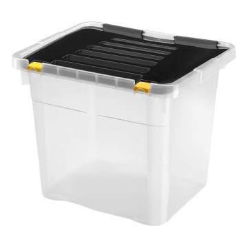 Contenitore 36 l nero/trasparente