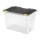 Contenitore 54 l nero/trasparente
