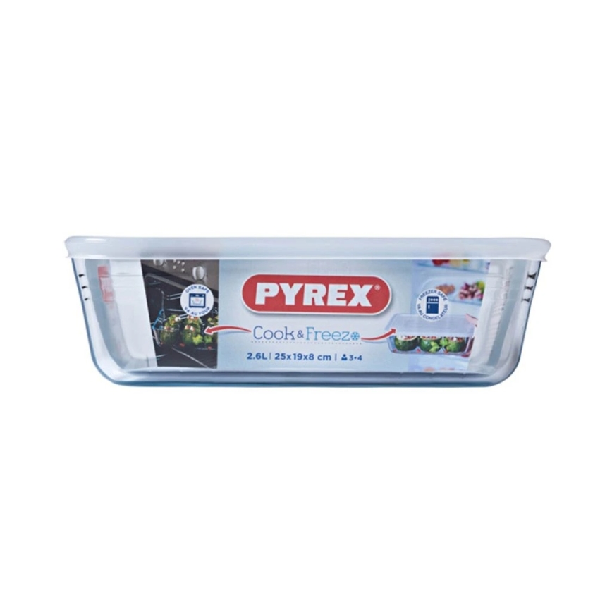 Contenitore alimentare in vetro PYREX 2,6 l