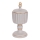 Contenitore decorativo 21x9 cm grigio/oro