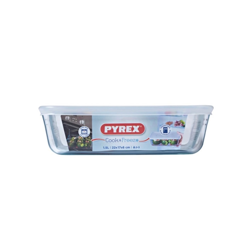 Contenitore in vetro per alimenti PYREX 1,5 l
