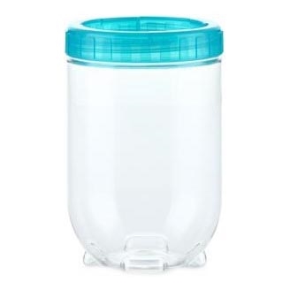 Contenitore per alimenti INTERLOCK 0,7 l turchese/trasparente
