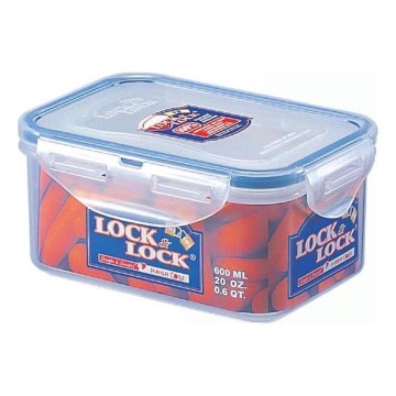Contenitore per alimenti LOCK 0,6 l blu/trasparente