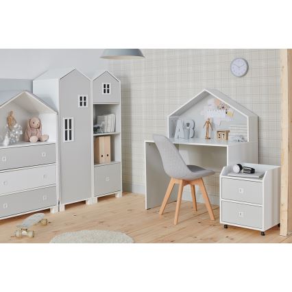 Contenitore per bambini MIRUM 54,2x42,4 cm bianco/grigio