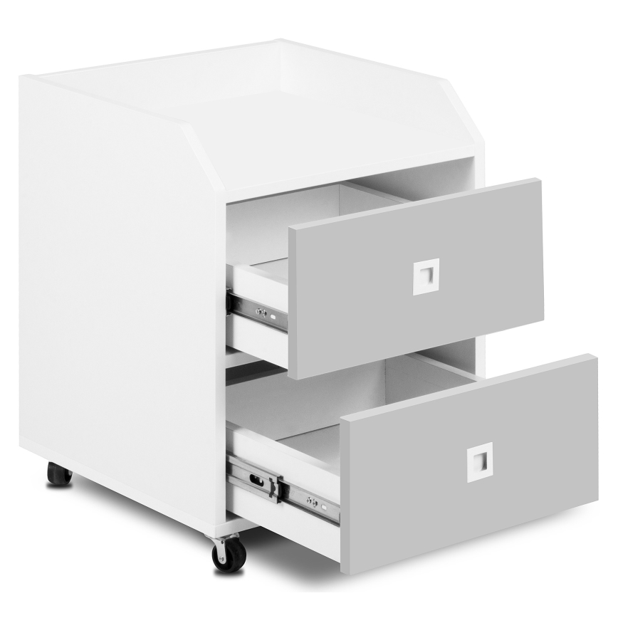 Contenitore per bambini MIRUM 54,2x42,4 cm bianco/grigio