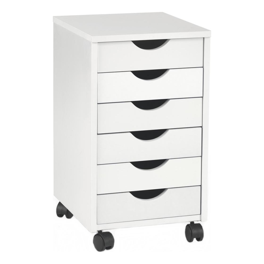 Contenitore per ufficio SIMON 63x37 cm bianco