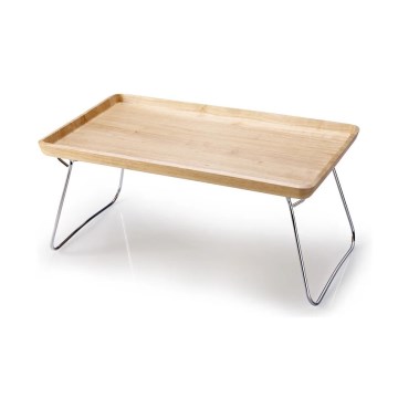 Continenta C3245 - Vassoio da letto 53x32 cm in legno di Hevea