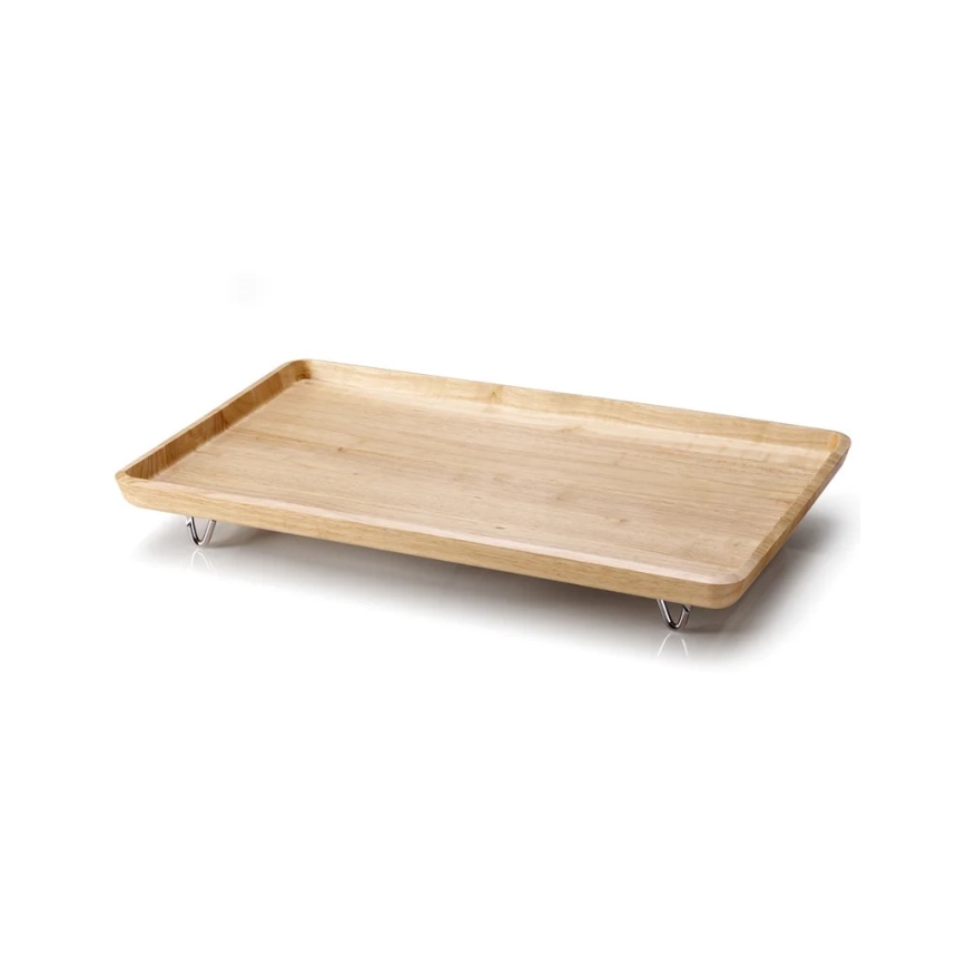 Continenta C3245 - Vassoio da letto 53x32 cm in legno di Hevea