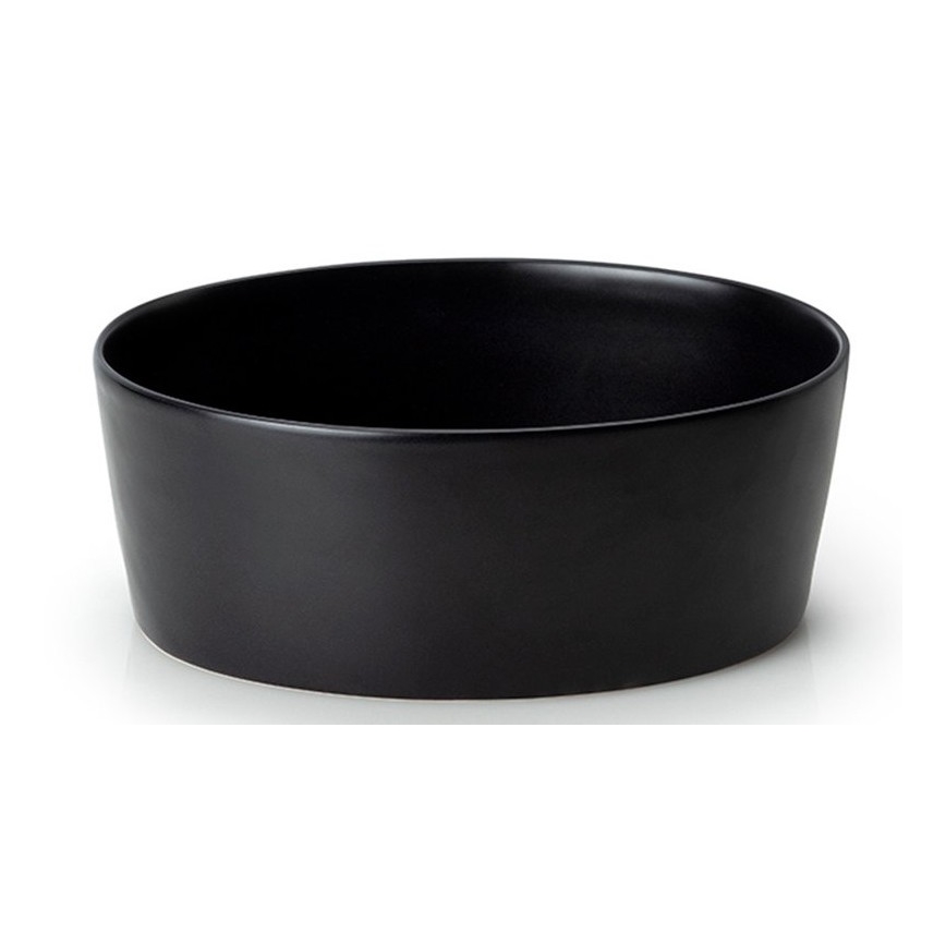 Continenta C3730 - Portapane con coperchio 30x23 cm nero/legno di gomma