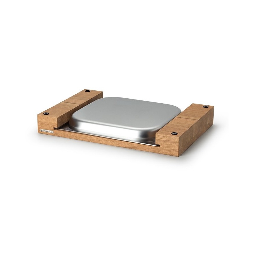 Continenta C4110 - Tagliere da cucina con ciotola 39 x 27 cm rovere