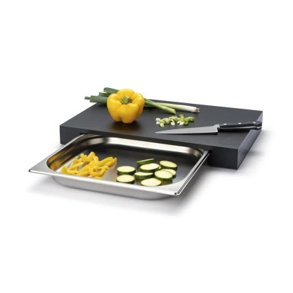 Continenta C5327 - Set tagliere da cucina 48x32,5 cm + 1x ciotola duracore