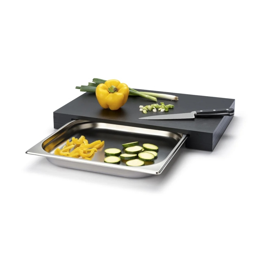 Continenta C5327 - Set tagliere da cucina 48x32,5 cm + 1x ciotola duracore