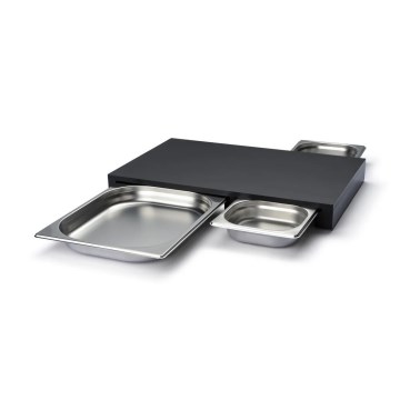 Continenta C5328 - SET Tagliere da cucina 49,5 x 32,5 cm + 3 ciotole Duracore