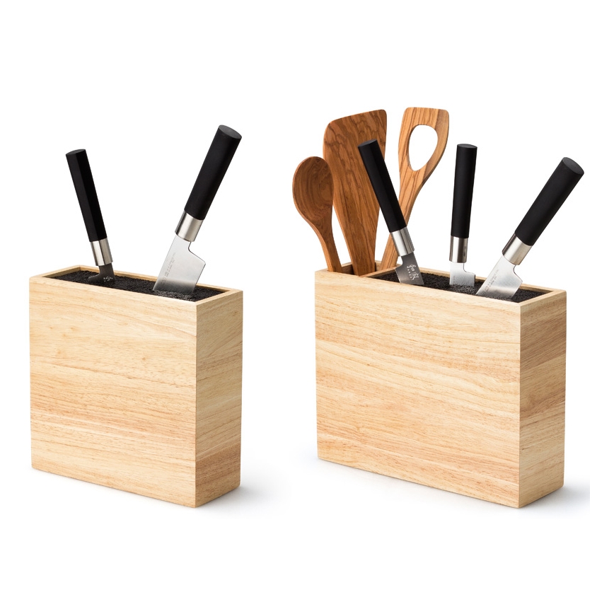 Continente C3315 - Portacoltelli con inserto flexi e scomparto 27,5x9x21,5 cm