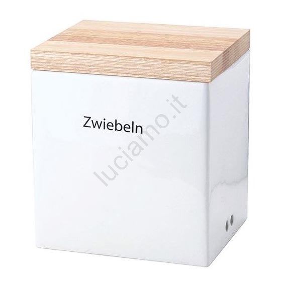 Contenitore bagno Gardena in ceramica con coperchio acquista da OBI
