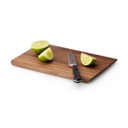 Continente C4220 - Tagliere da cucina 24x16 cm in legno di noce