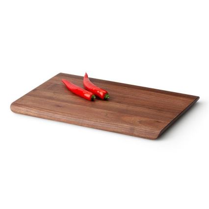 Continente C4222 - Tagliere da cucina 36x24 cm in legno di noce