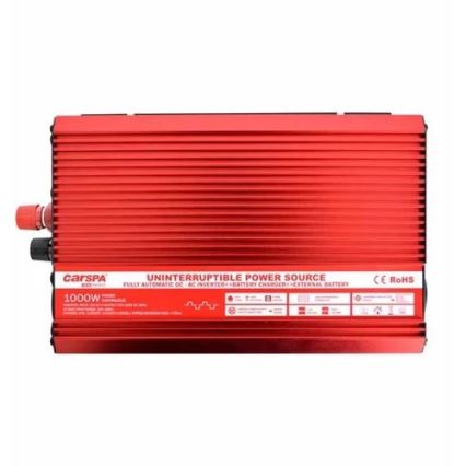 Convertitore di tensione CARSPA 1000W/12/230V + UPS + caricabatterie