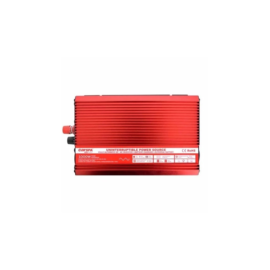 Convertitore di tensione CARSPA 1000W/12/230V + UPS + caricabatterie