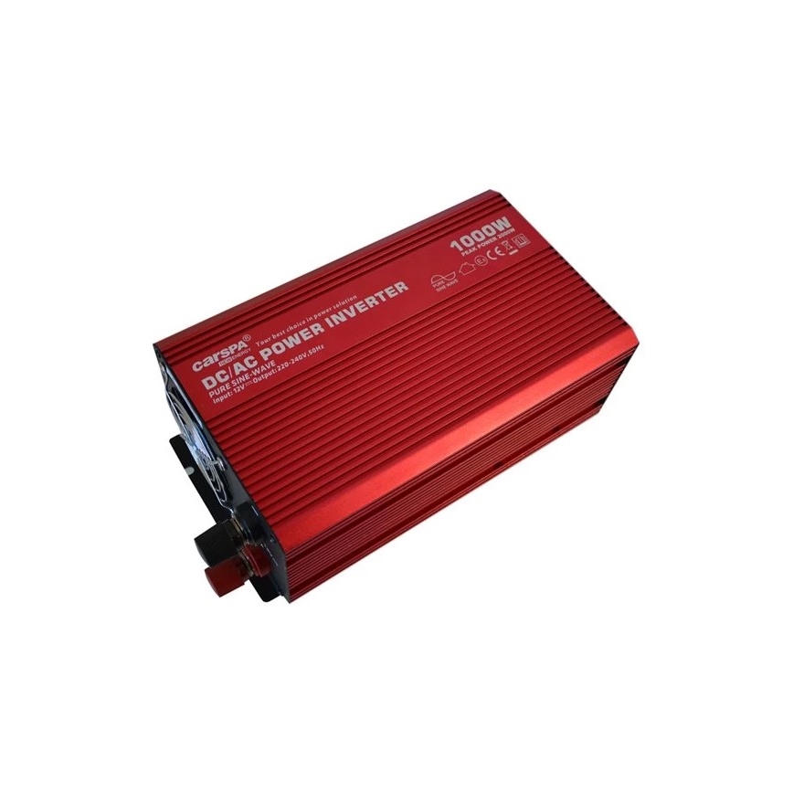 Convertitore di tensione CARSPA 1000W/12/230V + USB