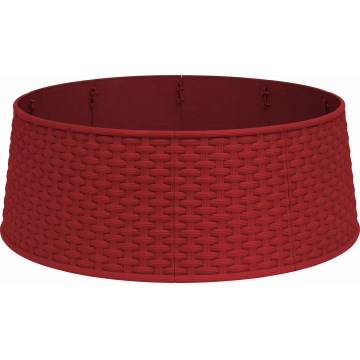 Copertura per supporto dell'albero di Natale, Ø 65 cm, rossa