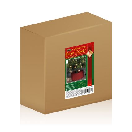 Copertura per supporto dell'albero di Natale, Ø 65 cm, rossa