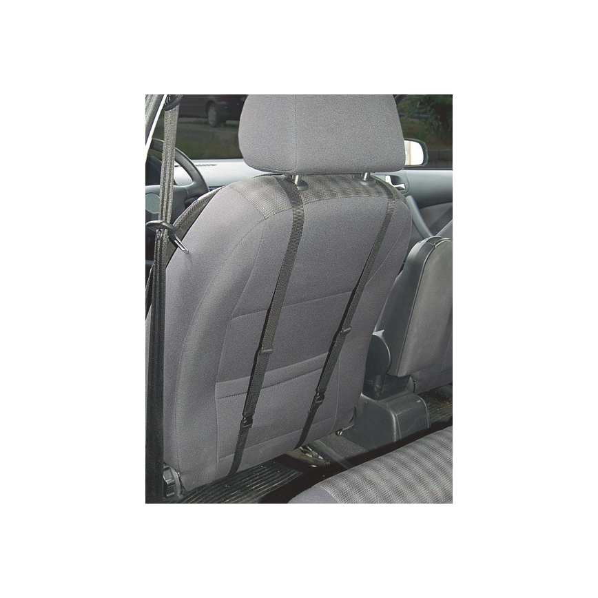 Coprisedile riscaldato con termostato 12V grigio/nero