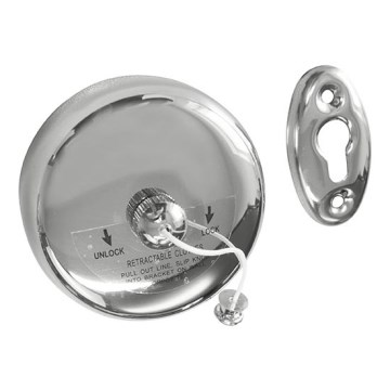 Corda per stendibiancheria 9,5x9,5 cm in acciaio inox/argento