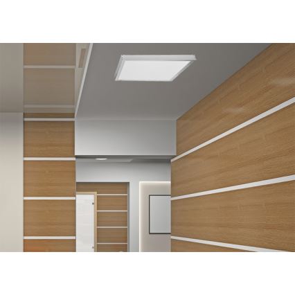 Cornice metallica per installazione di pannelli LED ZEUS 1195x295mm