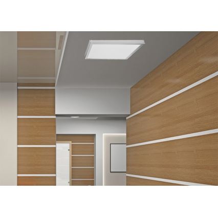 Cornice metallica per installazione di pannelli LED ZEUS 1200x600mm