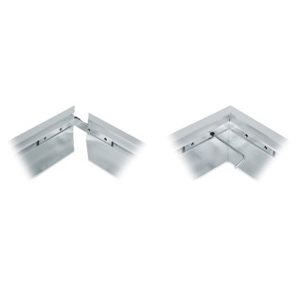 Cornice metallica per installazione di pannelli LED ZEUS 595×595mm