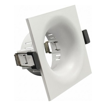 Cornice per faretto da incasso GU10 8,6x8,6 cm bianca