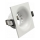 Cornice per faretto da incasso GU10 8,6x8,6 cm bianca