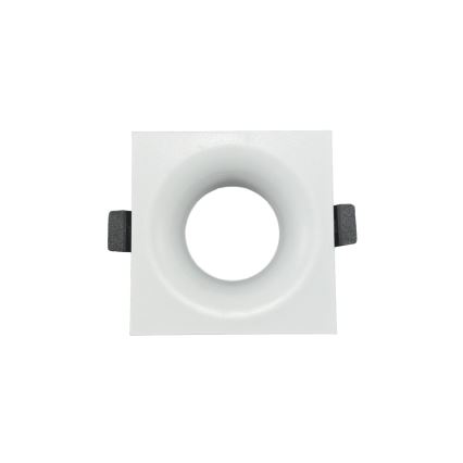 Cornice per faretto da incasso GU10 8,6x8,6 cm bianca