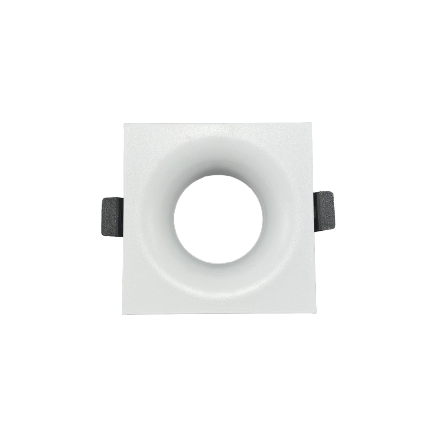 Cornice per faretto da incasso GU10 8,6x8,6 cm bianca
