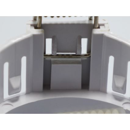Cornice per faretto da incasso GU10 8,6x8,6 cm bianca