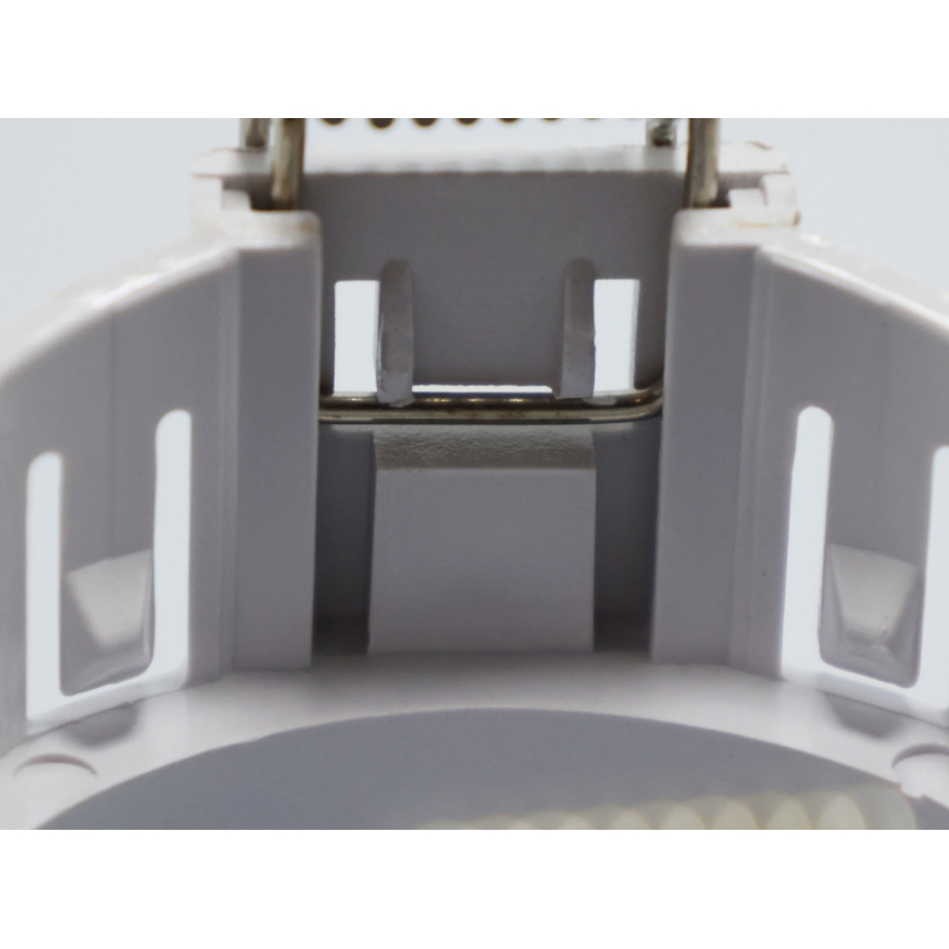Cornice per faretto da incasso GU10 8,6x8,6 cm bianca