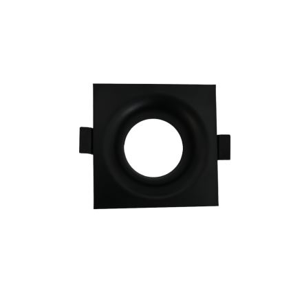 Cornice per faretto da incasso GU10 8,6x8,6 cm nera