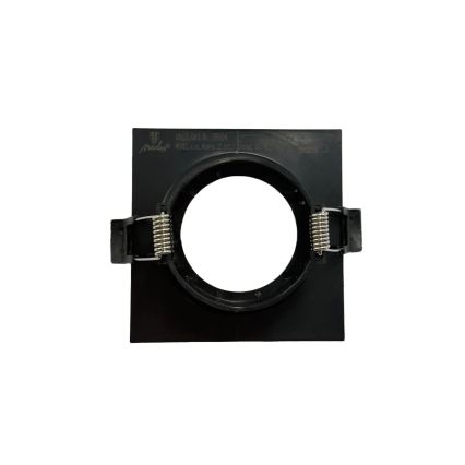 Cornice per faretto da incasso GU10 8,6x8,6 cm nera