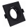 Cornice per faretto da incasso GU10 9x9 cm nera