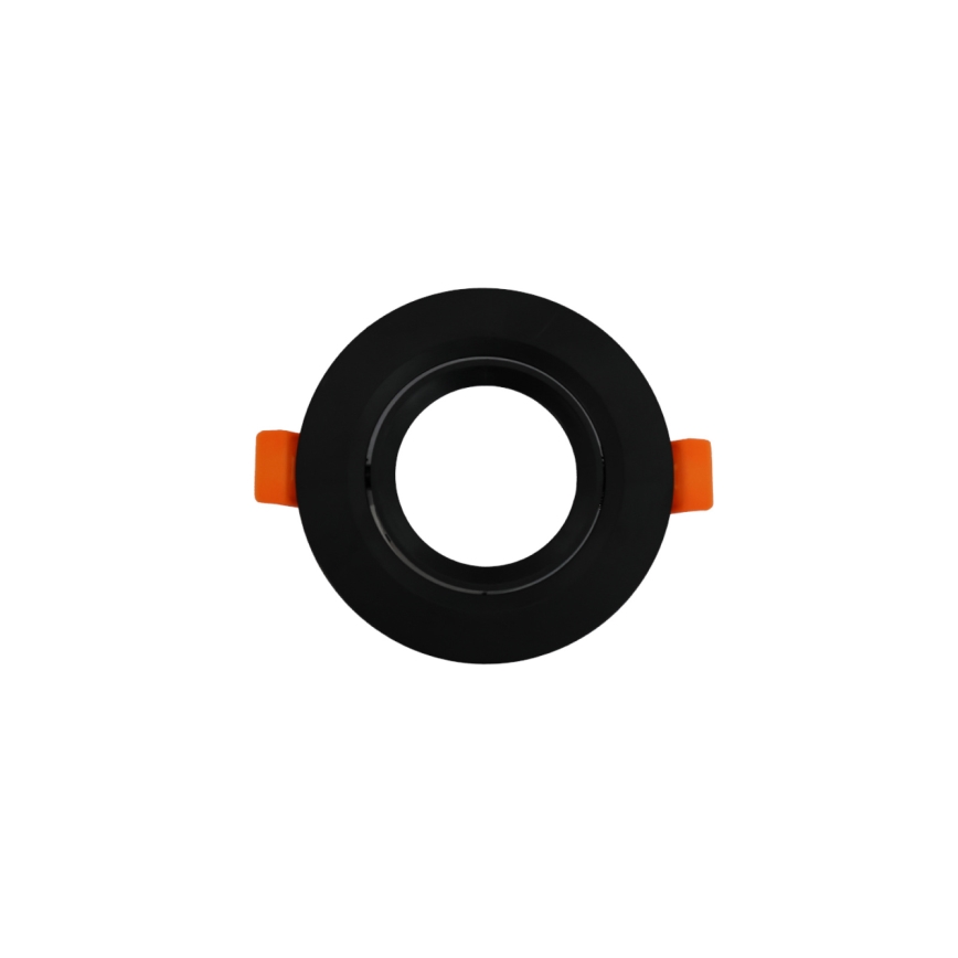 Cornice per faretto da incasso GU10, diametro 9 cm, nero