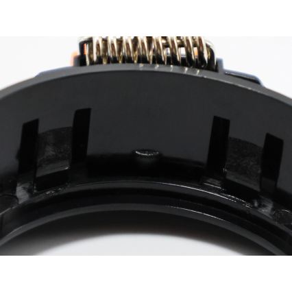 Cornice per faretto da incasso GU10, diametro 9 cm, nero