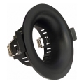 Cornice per faretto da incasso GU10 Ø 8,6 cm, nera