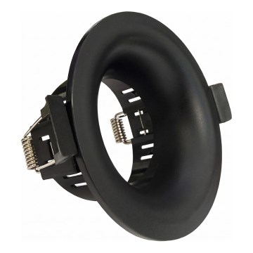Cornice per faretto da incasso GU10 Ø 8,6 cm, nera