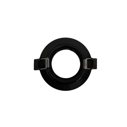 Cornice per faretto da incasso GU10 Ø 8,6 cm, nera