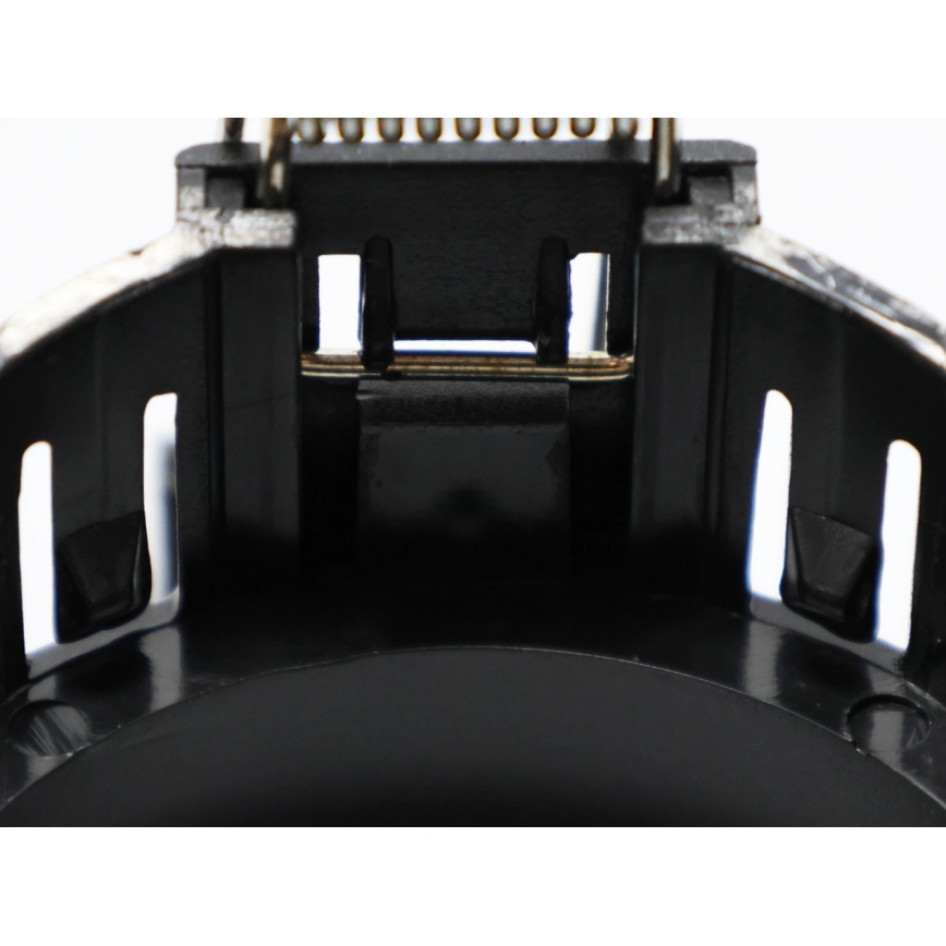 Cornice per faretto da incasso GU10 Ø 8,6 cm, nera