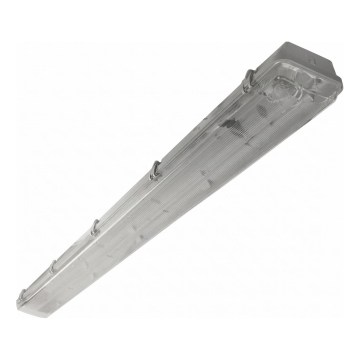 Corpo illuminante fluorescente industriale 2xG13/36W/230V 120 cm IP65 grigio
