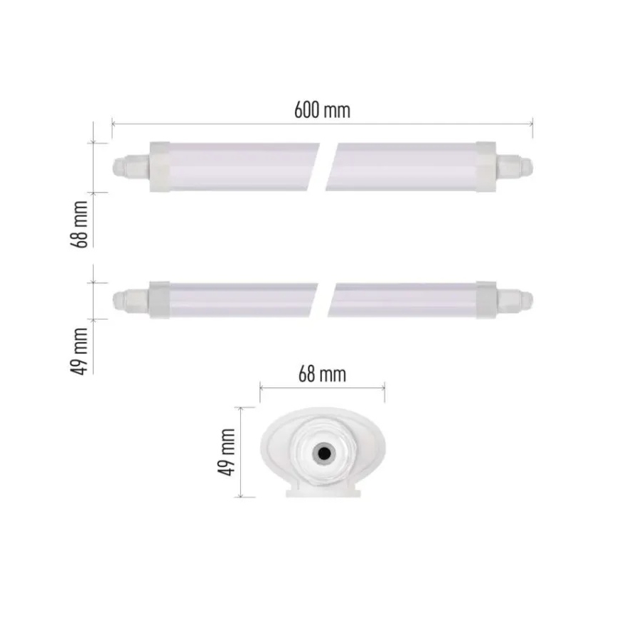 Apparecchio tecnico a LED DUSTY LED/18W/230V IP65 4000K 60 cm